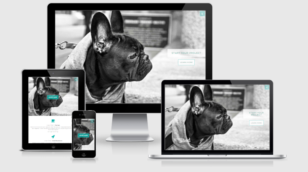 Urban Shed Responsive Web Design in Cornwall